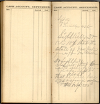 Edward Hill Diary cash account September by Edward Hill